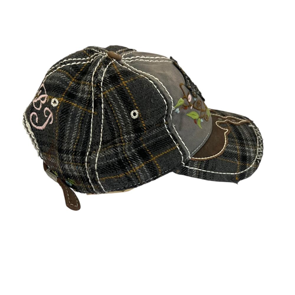 Vintage Y2K True Religion Distressed Horseshoe Adjustable Trucker Hat Cap Unisex - Picture 3 of 13